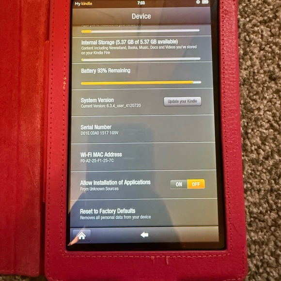 Kindle Fire - Picture 3 of 3